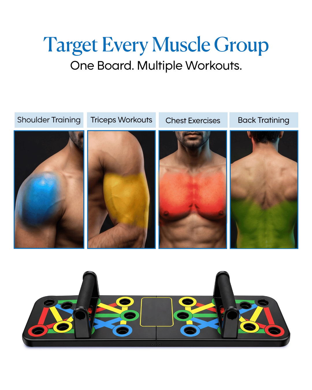 Multipurpose (16 in 1) function Push Up Board