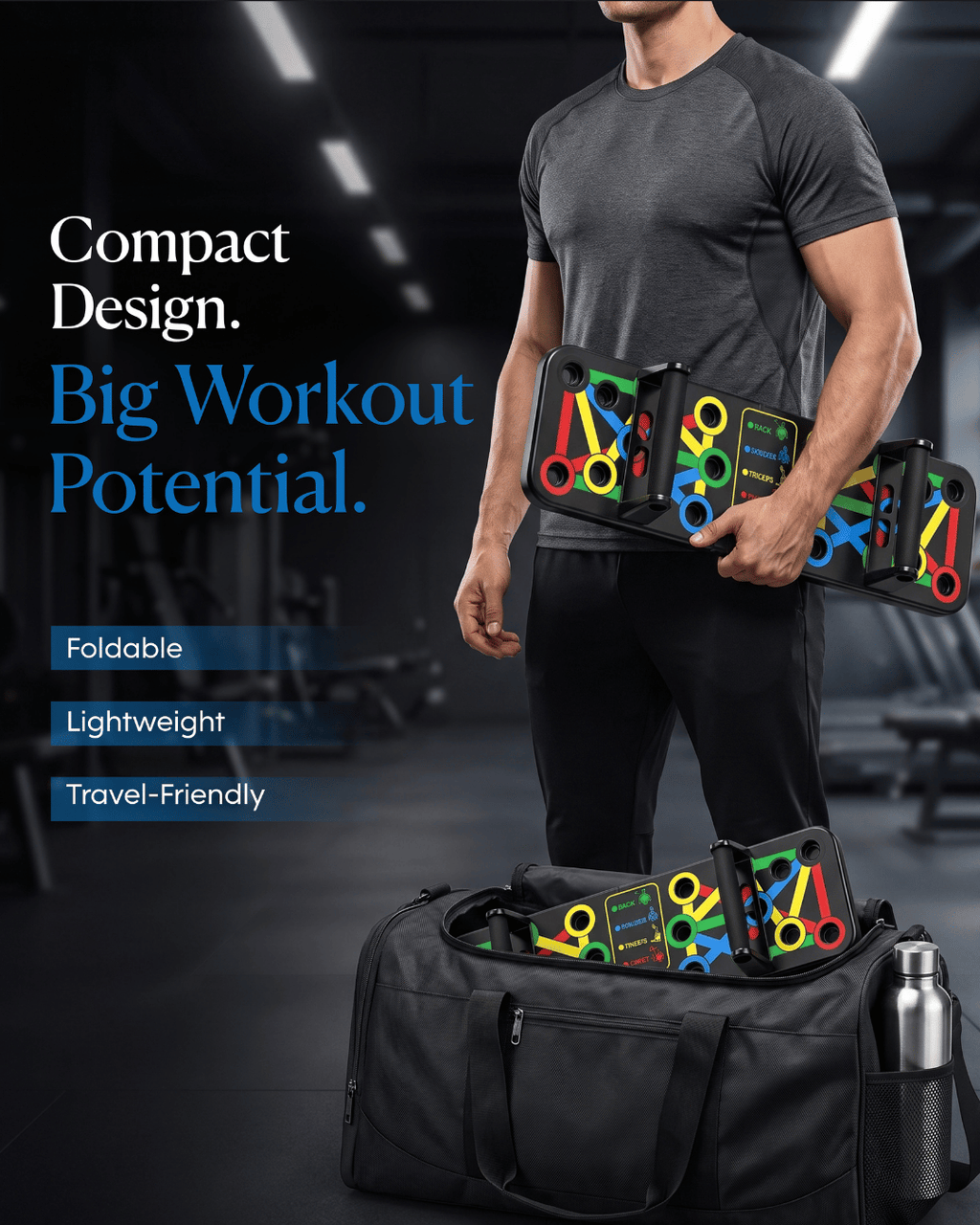Multipurpose (16 in 1) function Push Up Board