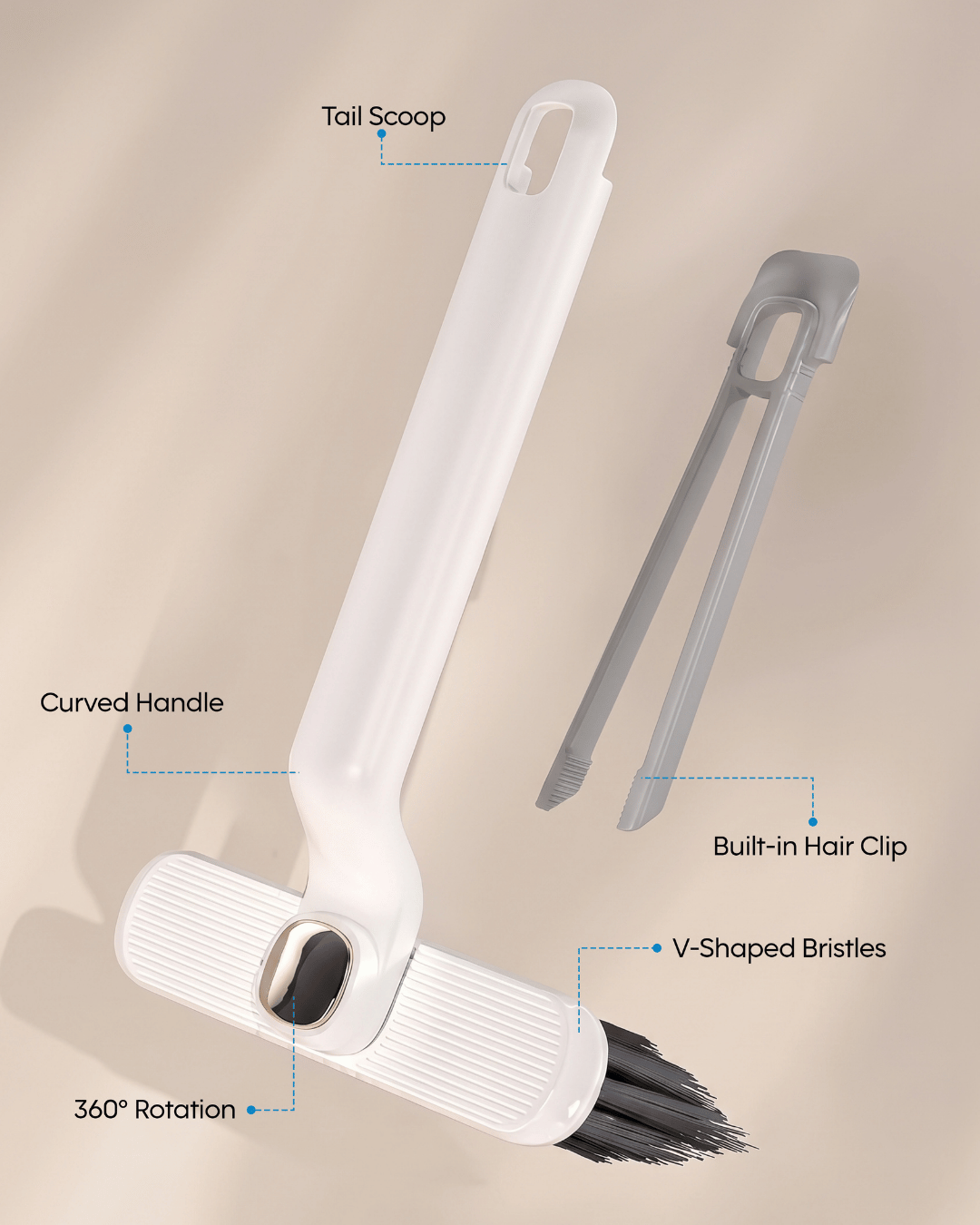 360 Degree Rotating Crevice Cleaning Brush