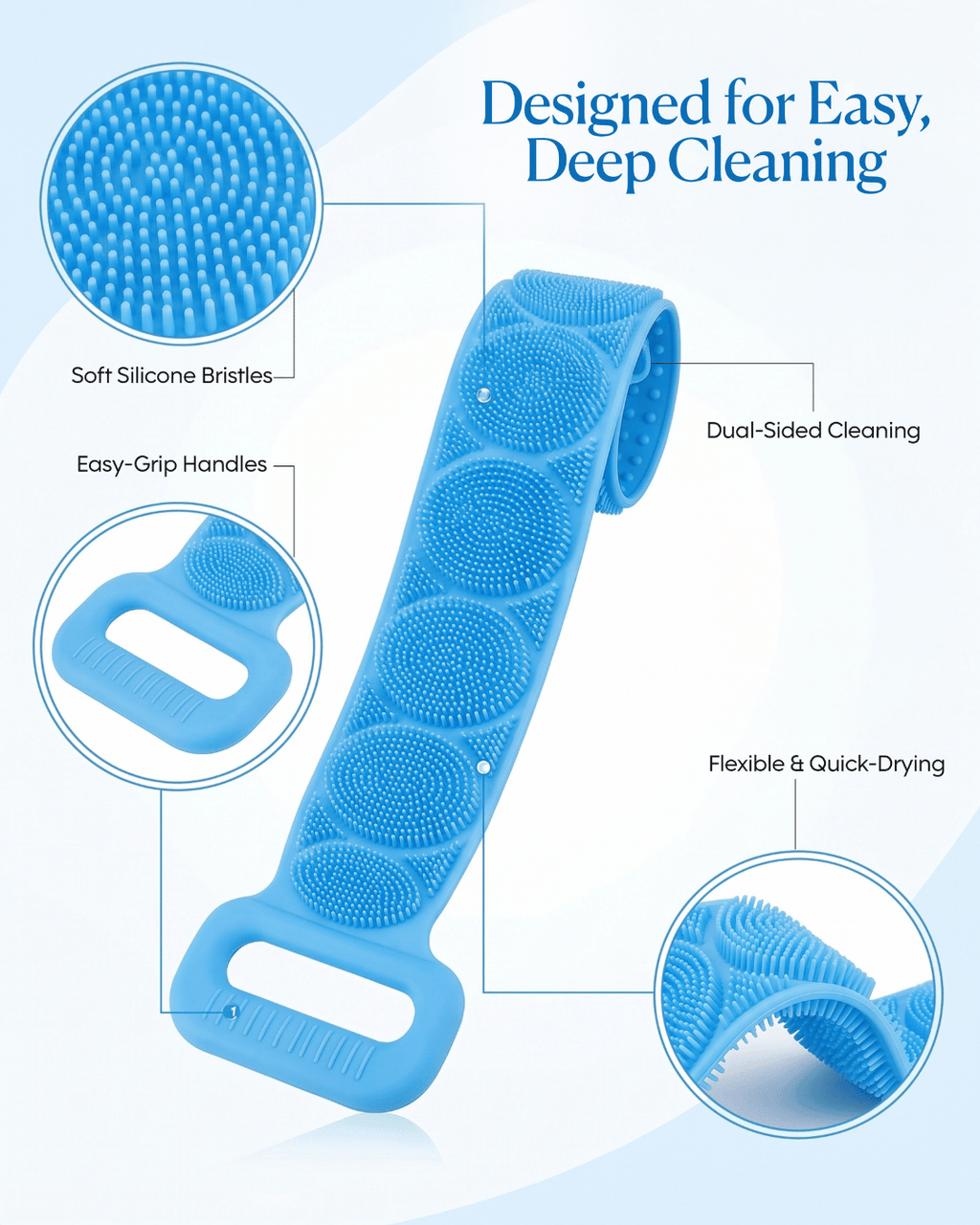 Silicon Bath Body Brush